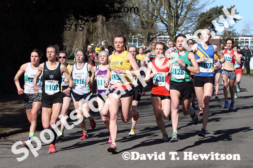Senior womens Northern 6 Stage Road Relay Champs., Birkenhead Park. Photo: David T. Hewitson/Sports for All Pics